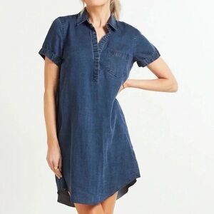 Rails Blue Denim Chambray Dress Size - S